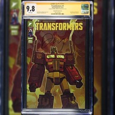 Transformers #1 | CGC SS 9.8 | Image 2023 | Signed Daniel Warren Johnson