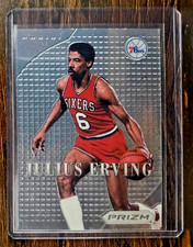 2012 Panini Julius Erving Prizm Card Sixers NBA