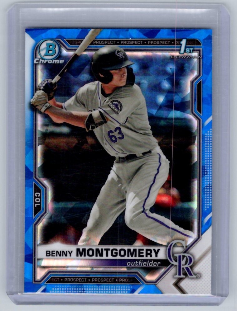 2021 Bowman Sapphire - Benny Montgomery 1st #BDC-84