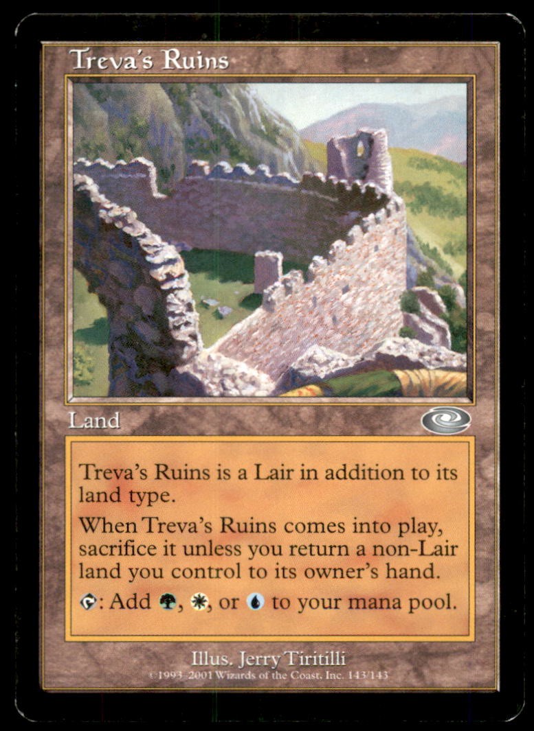 Treva's Ruins LP Light Play Planeshift MTG [9142]
