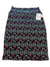 NWT LulaRoe Cassie Women s Size Medium Geometric Pencil Stretch Pull On Skirt