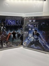 Star Wars The Force Unleashed 1 + 2 LOT PS3 CIB (PlayStation 3) Complete Working