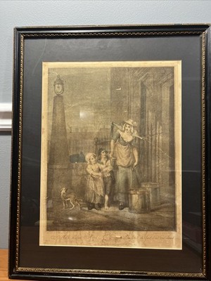Luigi Schiavonetti After Francis Wheatley-1793 Stipple Engraving Cries Of London