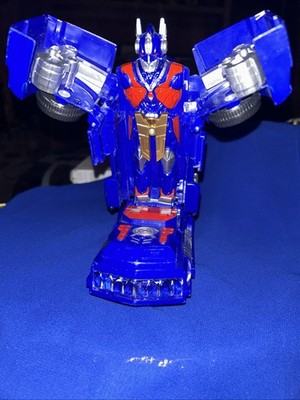 Transformers Robot Truck Car Toy Lights Sounds Bump and Go Action Gift Toy Kids