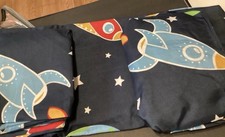 Kids Twin Size Moon Stars Deep Pocket Sheet Set 3 Pc Space Celestial Galaxy New