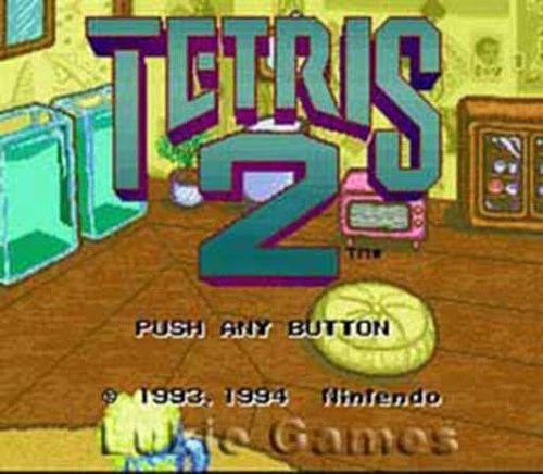 Tetris 2 - SNES Super Nintendo Game