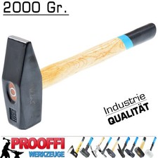 Profi Schlosserhammer Werkstatt Vorschlag Stahl Hammer 2000 Gr Eschen Holz Stiel