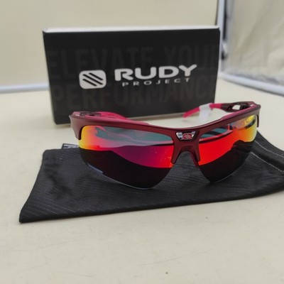 Fahrradbrille Rudy Project Keyblade - matte merlot/multilaser red (1)