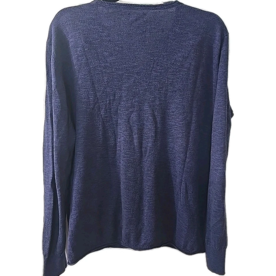 Top Hartford Alternative Classics 1979 para hombre azul manga larga mezcla de lino talla XL Foto 4 de 4