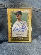 WILL CLARK 2025 Topps Gilded Giants AUTO EMERALD GALLERY OF GOLD FRAME  PR#/25