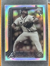 2025 Topps Chrome Update   - Rookie Debut Spencer Schwellenbach #USC132 Sepia
