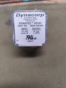 Dynacorp® D2101 Clutch-Brake Control Part# D6001-448-004. 115vac / 90VDC Output)