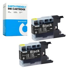 OSI Compatible 2PK LC75BK Ink Cartridges fits Brother MFC J6910DW J825DW J835DW