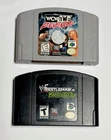 Lot of 2 Nintendo 64 WCW/NWO Revenge & WWF WrestleMania 2000 N64 BOTH TESTED.