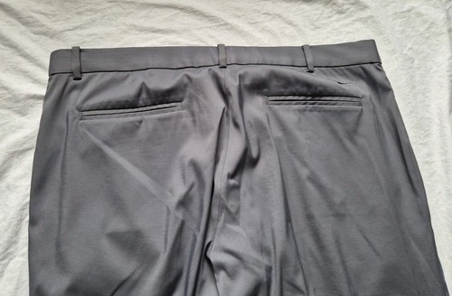 Nike Golf Dri-Fit Men's Trousers Grey Straight Leg Zip Fly W38 L34 Lightweight - Bild 8 von 8
