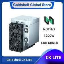 Original Goldshell CK-Lite Miner CKB ASIC 6.3TH/S 1200W 0.19W/G Nervos with PSU