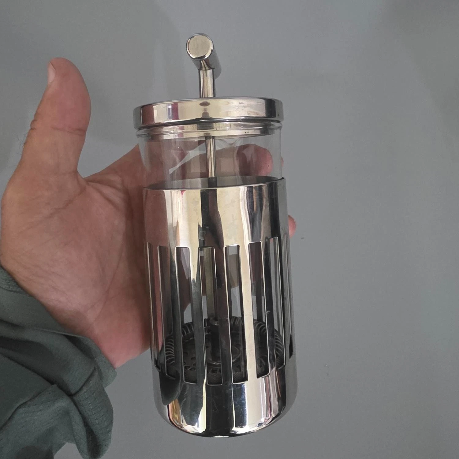 Alessi 9094/3 (3-cup) French press / cafetière coffee maker, designed by Aldo Ro