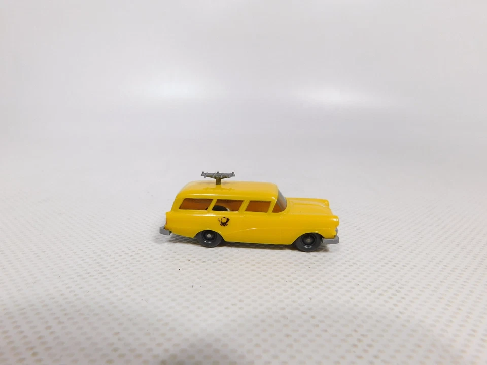 Modello Funkmesswagen Opel Rekord P1 Caravan Post Mint H0 1:87 #DN281-0,5 - Immagine 2 di 4