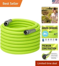 Chartreuse 5/8" x 100 ft Garden Hose - Lightweight, Durable & Abrasion-Resistant