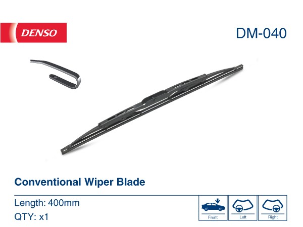 Denso Wischblatt, Universal Wischblatt Beifahrerseitig (DM-040) FüR Toyota-image