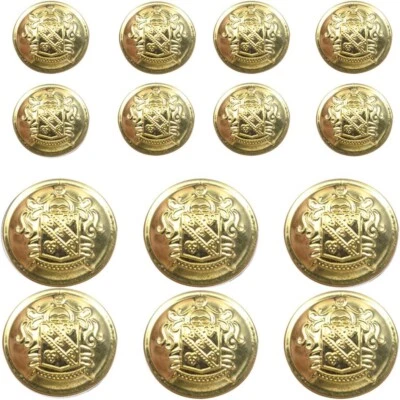 25 PCS 15mm Blazer Button Set Vintage Sewing Buttons Vintage Button Uniform