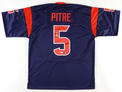 Jalen Pitre Signed Houston Texans Custom Football Jersey w/ JSA