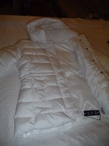 GAP Women;s Hoodie Puffer Jackets size SM.XS,White,Black,Silver Grey NWT - 第 19/37 張圖片