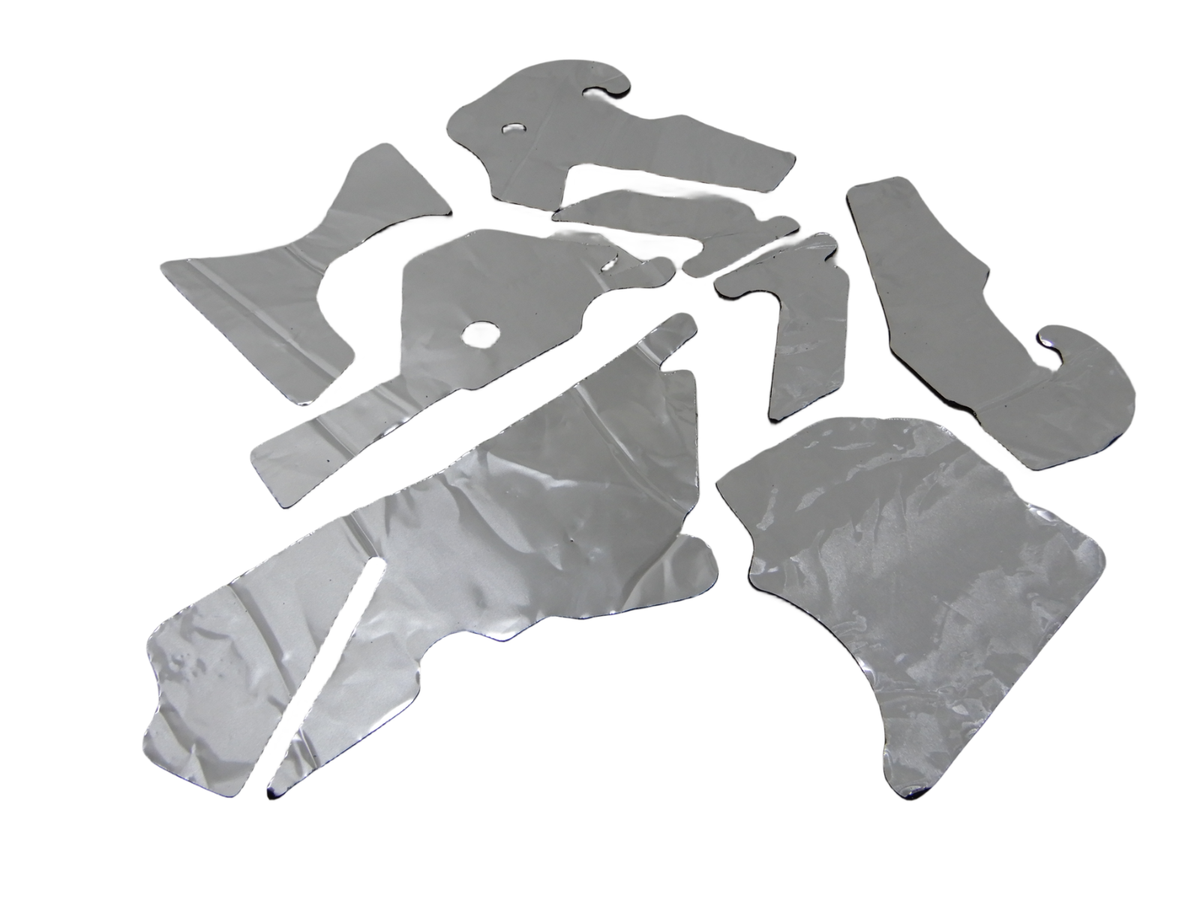 Precut Adhesive Fairing Heatshield Insulation Pad for Kawasaki