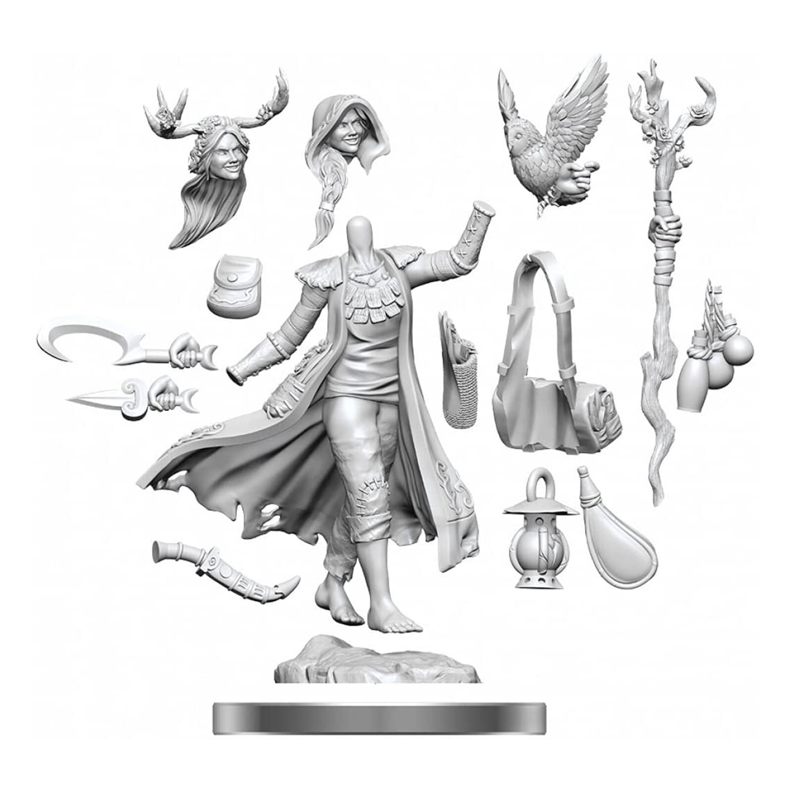 Фреймворки Подземелья и драконы Женская фигурка друида-человека НОВАЯ В НАЛИЧИИ 4190₽