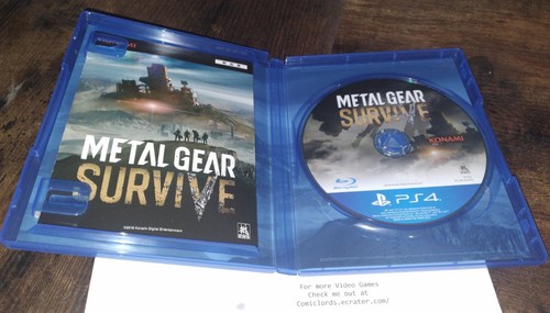 Metal Gear Survive (Sony PlayStation 4, 2018) PS4 Japan Import - Picture 3 of 4