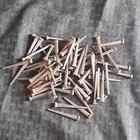 (63) pcs Vintage 2" Steel Square Cut Head Spikes