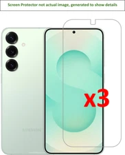 3x Samsung Galaxy S25+ Screen Protector w/ cloth