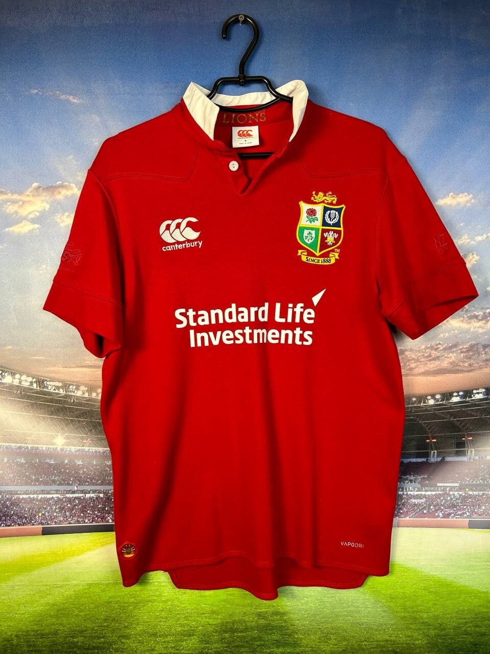 British And Irish Lions Jersey Rugby Shirt Red Canterbury Trikot