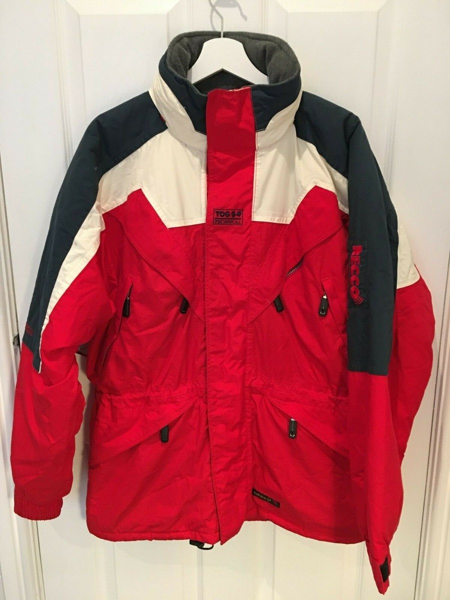 TOG24 Technical Men's RED/WHITE/NAVY Ski Jacket Size Small