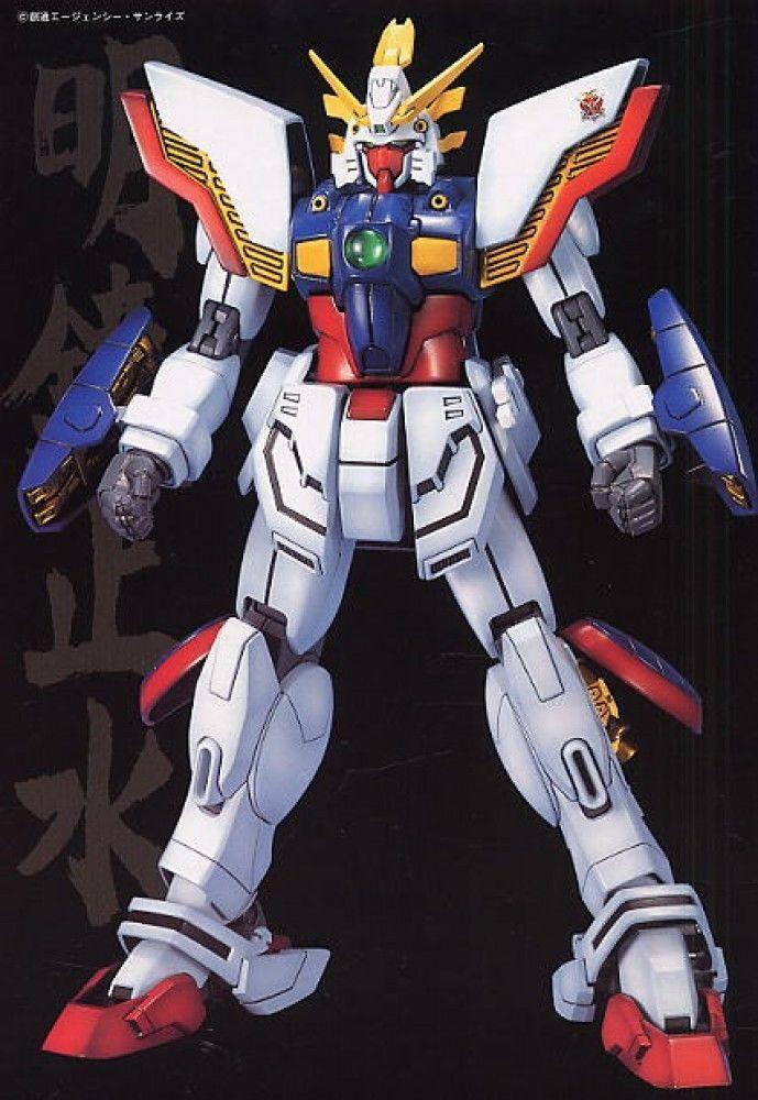 BANDAI Shining Gundam アクションフィギュア 2002年製 GUNDAM Mobile Fighter SHINING Gundam clear 2002 bandai moc