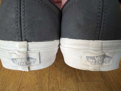 Tenis con cordones de cuero gris peltre VANS para hombre 11 - Imagen 8 de 9