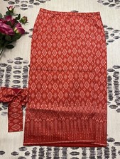 khmer / Cambodian traditional Fold skirt With Sash