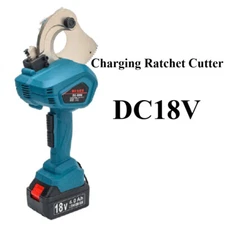 Electric Ratchet Cutter Copper Aluminum Cable Cut Charging Cable Cutter 50mm 18V