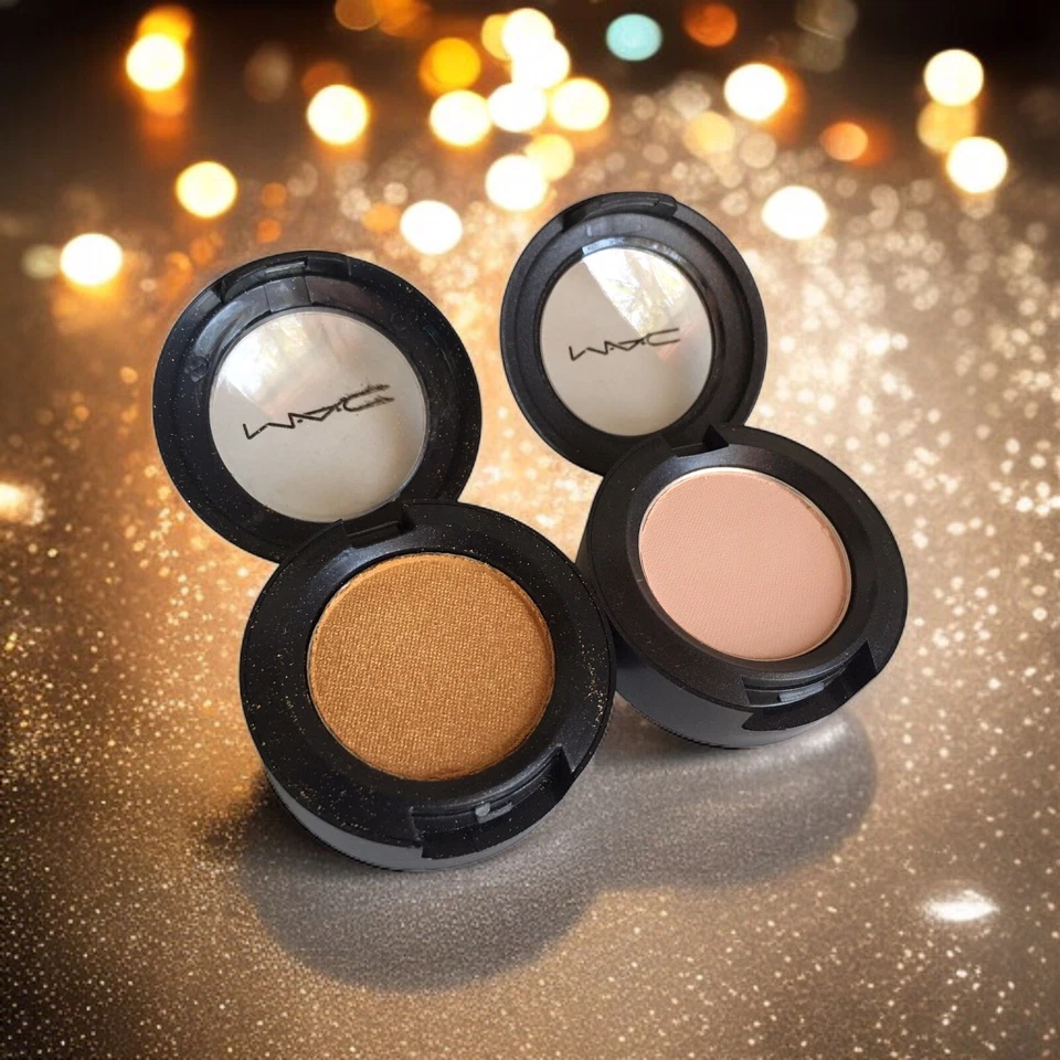 MAC Satin Eyeshadow Single Shade: ORB and MAC Eyeshadow Shade: Chrome Yellow DUO - Image 3 of 4
