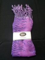 Sax Pashmina Style Shawl - Zebra Purple Sax Pashmina Style Shawl - Zebra Purple