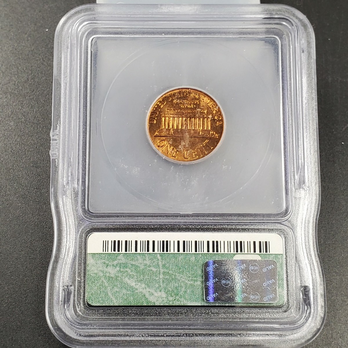 ヘンテコ 1962 D Lincoln Memorial Cent Penny Coin Vintage Retro ICG MS67 RD