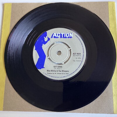 WEE WILLIE & THE WINNERS GET SOME 7  45 VINYL SINGLE SOUL FUNK, 1974 RARE GROOVE