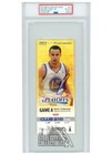 Stephen Curry Autographed 2013 Playoffs Round 1 Game 3 Ticket PSA 8 PSA/DNA 10