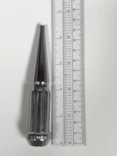 1 Chrome 7 Spline Spike Metal Lug Nuts Chevy Silverado Sierra 14x1.5 4.5" 🌞