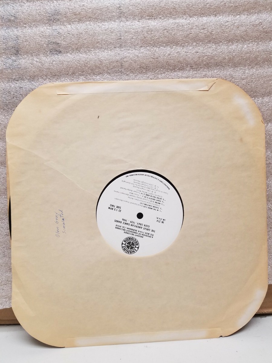 Glen Gray And His Orchestra LP IN-214 Arista Records | eBay
