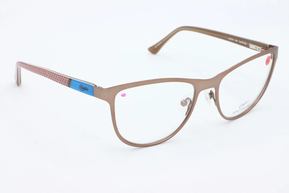 NUEVAS GAFAS CANDIES CA0124 049 MARRÓN CON MONTURAS AUTÉNTICAS 52-17 Foto 3 de 4