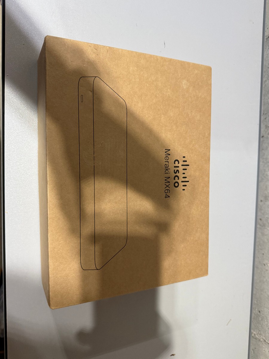 Cisco Meraki MX64-HW Cloud Managed Firewall for sale online