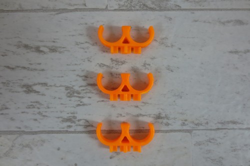 LOT of 3 K'nex K-Force Dart Holder Orange 3005007 Replacements - Picture 1 of 2