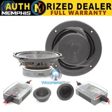 15-PRS5V2 MEMPHIS 5.25" 2-WAY COMPONENT SPEAKERS MIDS TWEETERS CROSSOVERS NEW