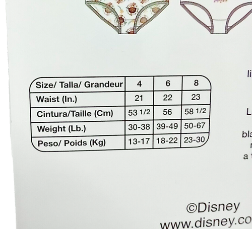 Lot 2 x Disney Encanto 7-Ct/Pk Girls Underwear/Panty/Briefs 100% Cotton Size 6 - Picture 5 of 8